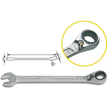 Hazet set brzih okasto-viljuškastih ključeva 8-19mm 5 kom HZ-606/5 Hazet set brzih okasto-viljuškastih ključeva 8-19mm 5 kom HZ-606/5