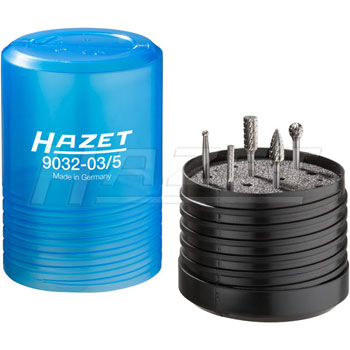 Hazet set brusnih burgija od tvrdog metala 3mm 5 dela 9032-03/5 Hazet set brusnih burgija od tvrdog metala 3mm 5 dela 9032-03/5
