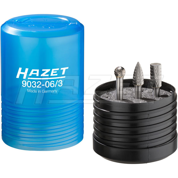 Hazet set brusnih burgija od tvrdog metala od 6mm 3 dela 9032-06/3 Hazet set brusnih burgija od tvrdog metala od 6mm 3 dela 9032-06/3