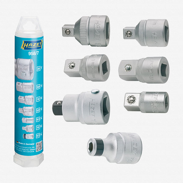Hazet set adaptera u plastičnoj kutiji 958/7 Hazet set adaptera u plastičnoj kutiji 958/7