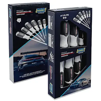Hazet set šrafcigera PORSCHE MOTOSPORT limited edition 6/1 HZ-811/6-PD-1