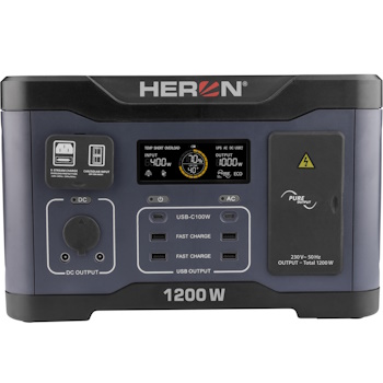 Heron prenosiva električna stanica 1200W 921Wh 8896801 Heron prenosiva električna stanica 1200W 921Wh 8896801