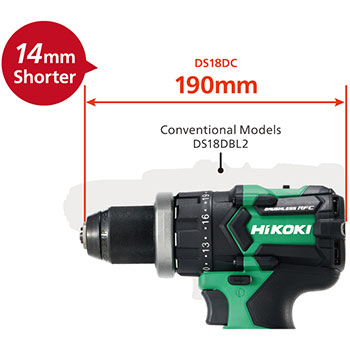 Hikoki akumulatorska bušilica/zavrtač 18V (2x4.0Ah) DS18DC-WHZ Hikoki akumulatorska bušilica/zavrtač 18V (2x4.0Ah) DS18DC-WHZ