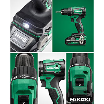 Hikoki akumulatorska bušilica/zavrtač 18V (2x4.0Ah) DS18DE-WHZ Hikoki akumulatorska bušilica/zavrtač 18V (2x4.0Ah) DS18DE-WHZ