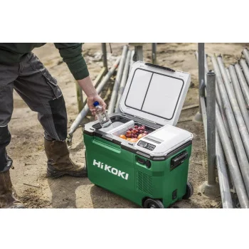 Hikoki akumulatorski rashlađivač i grejač bez baterija i punjača 18V 24L UL18DBA-W4Z Hikoki akumulatorski rashlađivač i grejač bez baterija i punjača 18V 24L UL18DBA-W4Z