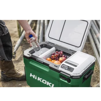 Hikoki akumulatorski rashlađivač i grejač bez baterija i punjača 18V 24L UL18DBA-W4Z Hikoki akumulatorski rashlađivač i grejač bez baterija i punjača 18V 24L UL18DBA-W4Z