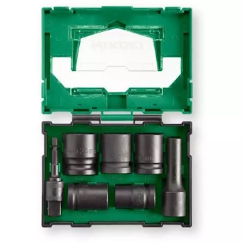 Hikoki set udarnih nasadnih ključeva 1/2 Hikoki set udarnih nasadnih ključeva 1/2