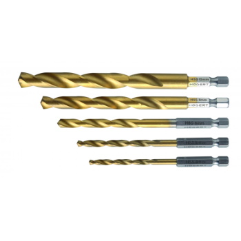 Hogert 5-delni set HEX burgija za metal 4-10mm 1/4” HT6D180 Hogert 5-delni set HEX burgija za metal 4-10mm 1/4” HT6D180