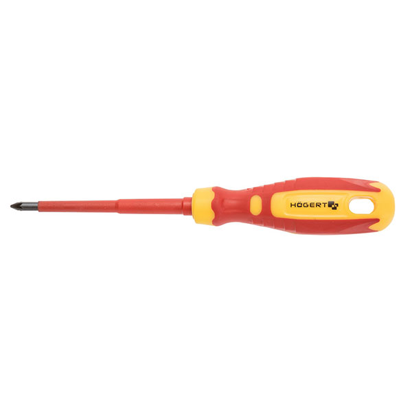 Hogert slim odvijač izolovani pz2 100mm, 1000 v, HT1S969 Hogert slim odvijač izolovani pz2 100mm, 1000 v, HT1S969