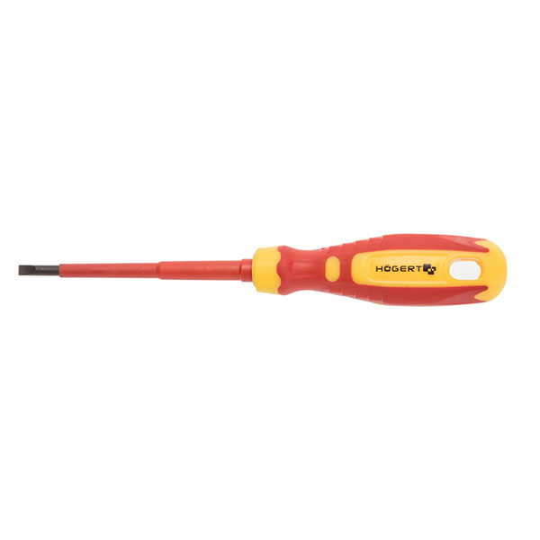 Hogert slim odvijač izolovani ravni 3x100 mm, 1000 v, HT1S960 Hogert slim odvijač izolovani ravni 3x100 mm, 1000 v, HT1S960