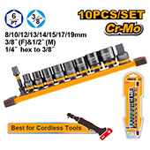 Ingco set udarnih nasadnih ključeva 3/8