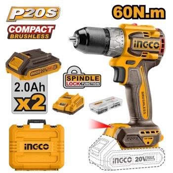 Ingco aku bušilica 20V 60Nm CDLI20602 Ingco aku bušilica 20V 60Nm CDLI20602