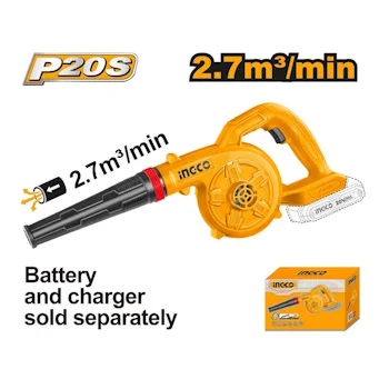 Ingco aku duvač lišća 20V Solo CABLI20028 Ingco aku duvač lišća 20V Solo CABLI20028