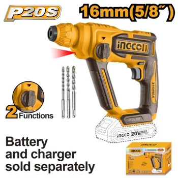 Ingco aku hamer 20V 16mm CRHLI20168 Ingco aku hamer 20V 16mm CRHLI20168