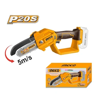 Ingco aku mini lančana testera 20V CGSLI2058 Ingco aku mini lančana testera 20V CGSLI2058