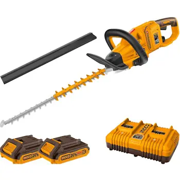 Ingco aku trimer za živu ogradu 40V 2x2Ah CHTLI400282-1