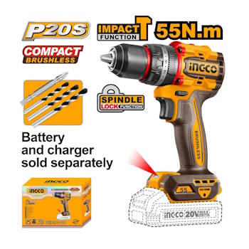 Ingco aku udarna bušilica 55Nm Solo CIDLI205581