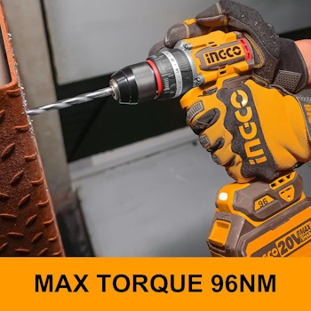 Ingco aku udarna bušilica 96Nm Solo CIDLI209681-2