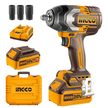 Ingco aku udarni odvijač 1/2″ 850Nm CIWLI2085E Ingco aku udarni odvijač 1/2″ 850Nm CIWLI2085E