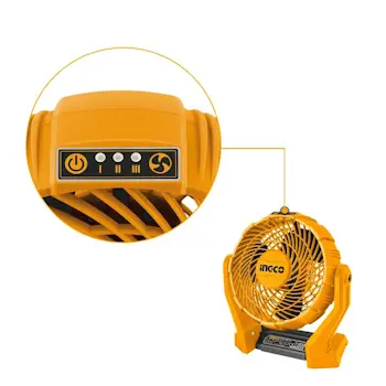Ingco aku ventilator 20V Solo CFALI2007-3