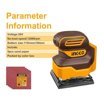 Ingco aku vibraciona brusilica 20V CSHSLI2014 Ingco aku vibraciona brusilica 20V CSHSLI2014