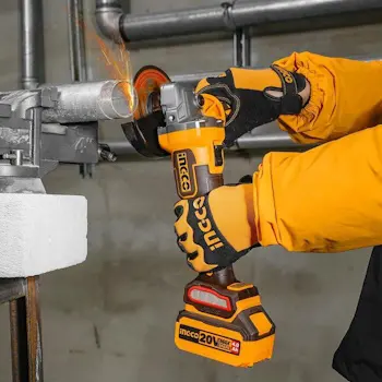 Ingco akumulatorska ugaona brusilica 115mm 20V CAGLI27153-2