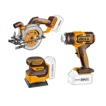 Ingco akumulatorski set alata 20V 9/1 COSLI250381E Ingco akumulatorski set alata 20V 9/1 COSLI250381E