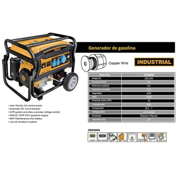 Ingco benzinski generator 3.5kW GE35006ES-1