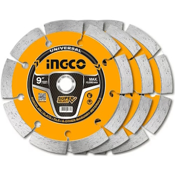 Ingco dijamantski disk za suvo sečenje 230x22.2mm set 3/1 DMD0123023