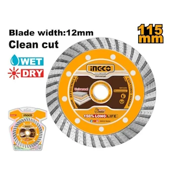Ingco turbo dijamantski rezni disk 115mm DMD031151 Ingco turbo dijamantski rezni disk 115mm DMD031151