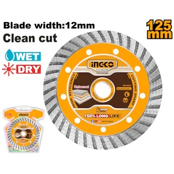 Ingco turbo dijamantski rezni disk 125mm DMD031251 Ingco turbo dijamantski rezni disk 125mm DMD031251