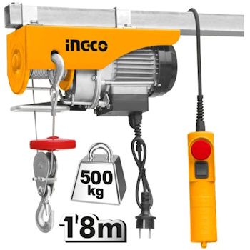 Ingco električna dizalica 900W 18M/250kg-9M/500kg EH5001 Ingco električna dizalica 900W 18M/250kg-9M/500kg EH5001
