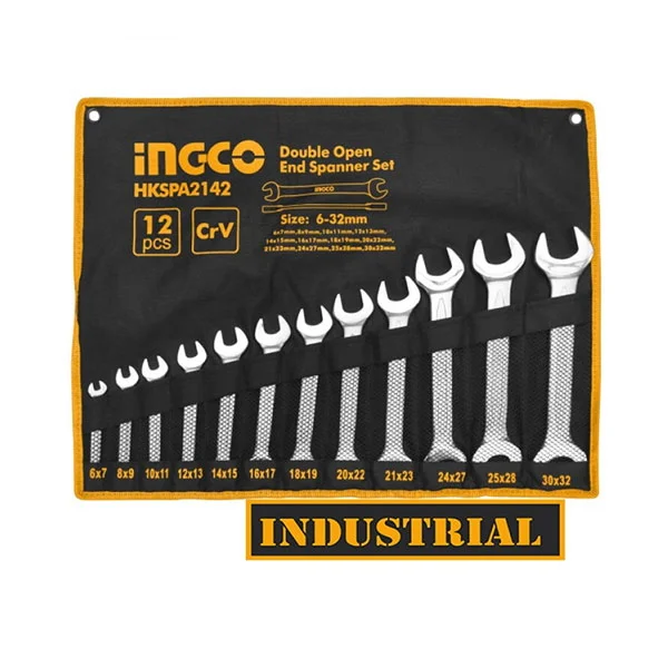 Ingco set viljuškastih ključeva 6-32mm 12/1 HKSPA2142 Ingco set viljuškastih ključeva 6-32mm 12/1 HKSPA2142