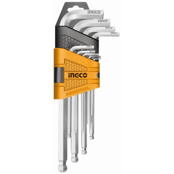 Ingco imbus ključevi sa kuglom set Industrial 1.5-10mm HHK12091 Ingco imbus ključevi sa kuglom set Industrial 1.5-10mm HHK12091