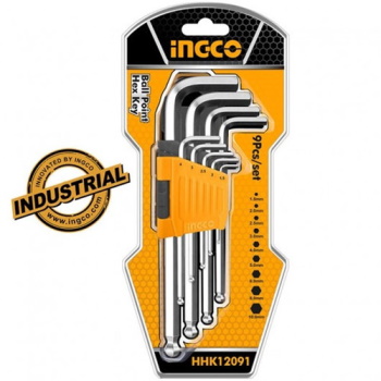 Ingco imbus ključevi sa kuglom set Industrial 1.5-10mm HHK12091-2