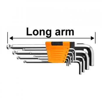 Ingco imbus ključevi sa kuglom set Industrial 1.5-10mm HHK12091-3