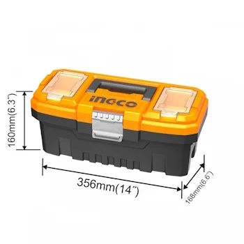 Ingco kutija za alat 356x168x150mm PBX1402 Ingco kutija za alat 356x168x150mm PBX1402