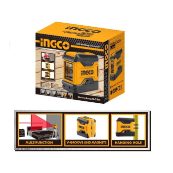 Ingco samonivelišući linijski laser 0~15 m HLL156508 Ingco samonivelišući linijski laser 0~15 m HLL156508