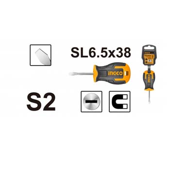 Ingco odvijač ravni 6.5x38mm HS686038