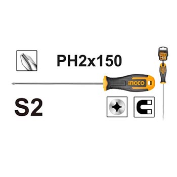 Ingco odvijač Phillips PH 2x150mm HS68PH2150