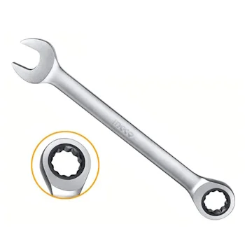 Ingco okasto viljuškasti ključ sa račnom 12mm HCSPAR121 Ingco okasto viljuškasti ključ sa račnom 12mm HCSPAR121