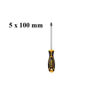 Ingco odvijač krstasti PH 5x100mm HS28PH1100 Ingco odvijač krstasti PH 5x100mm HS28PH1100