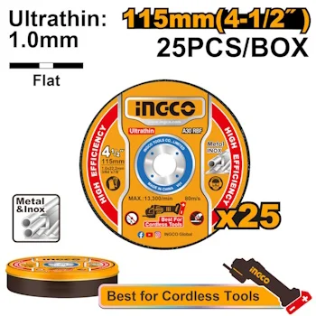 Ingco rezna ploča za metal 115x1.0mm set 25/1 MCD11011525 Ingco rezna ploča za metal 115x1.0mm set 25/1 MCD11011525