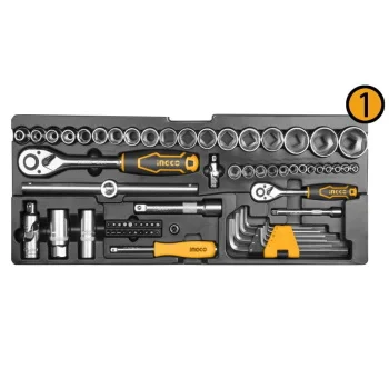 Ingco set 97 alata u metalnoj kutiji HTCS220971 Ingco set 97 alata u metalnoj kutiji HTCS220971