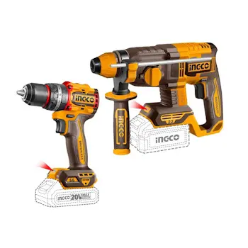 Ingco set aku alata 4/1 2x4.0Ah COSLI250695E-1