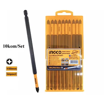 Ingco set bitova udarni odvijački 10/1 SDBIM11PH263 Ingco set bitova udarni odvijački 10/1 SDBIM11PH263