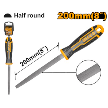 Ingco poluokrugla turpija za drvo 200mm HSHF088 Ingco poluokrugla turpija za drvo 200mm HSHF088