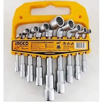 Ingco ugaoni nasadni ključevi L 7-19mm set 9/1 LASWT0901 Ingco ugaoni nasadni ključevi L 7-19mm set 9/1 LASWT0901