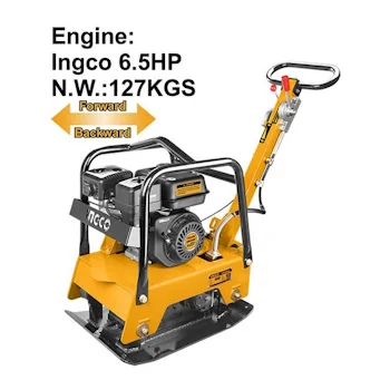 Ingco benzinski nabijač sa vibrom pločom 4.8kW GCP125-2E Ingco benzinski nabijač sa vibrom pločom 4.8kW GCP125-2E