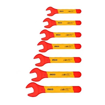 Ingco viljuškasti izolovani ključevi 8-19mm set 7/1 HKISPA0701-1